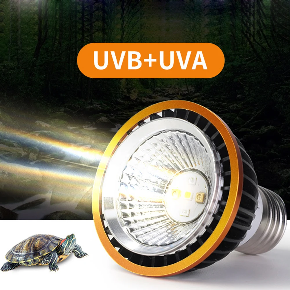Ceramic Heat Emitter - Professional 3W Reptile Lamp UVA UVB5.0