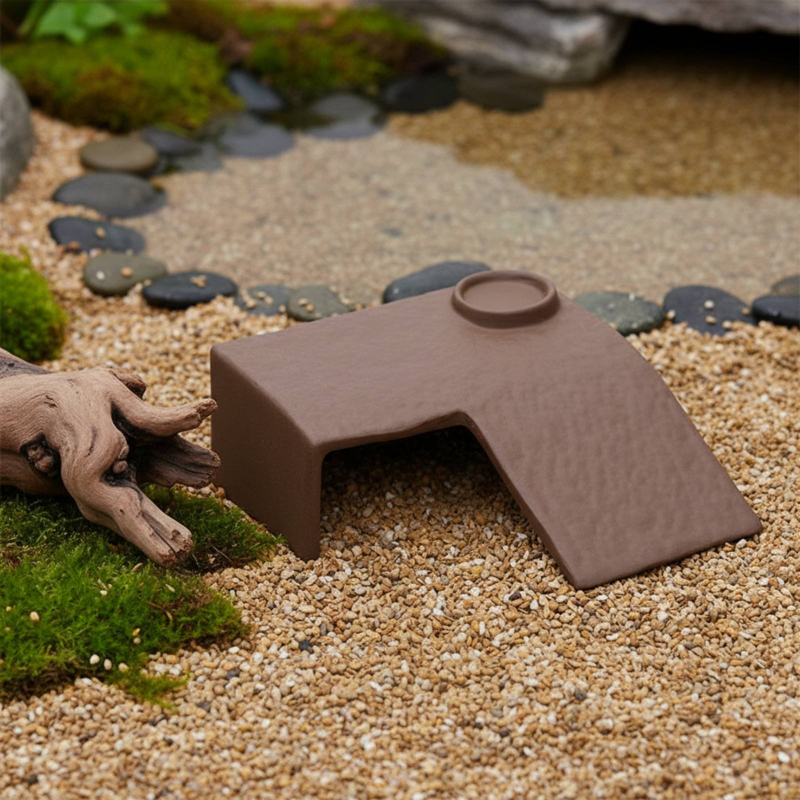 2 Pieces Turtle Basking Dock E - Hide Cave Ceramic avaliação e preço