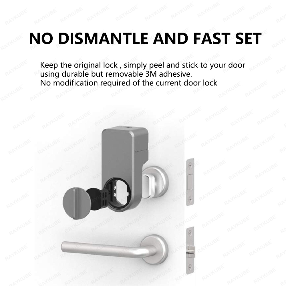 RAYKUBE A1 Pro Tuya BEL Smart  - Glass Door Hinge avaliação e preço