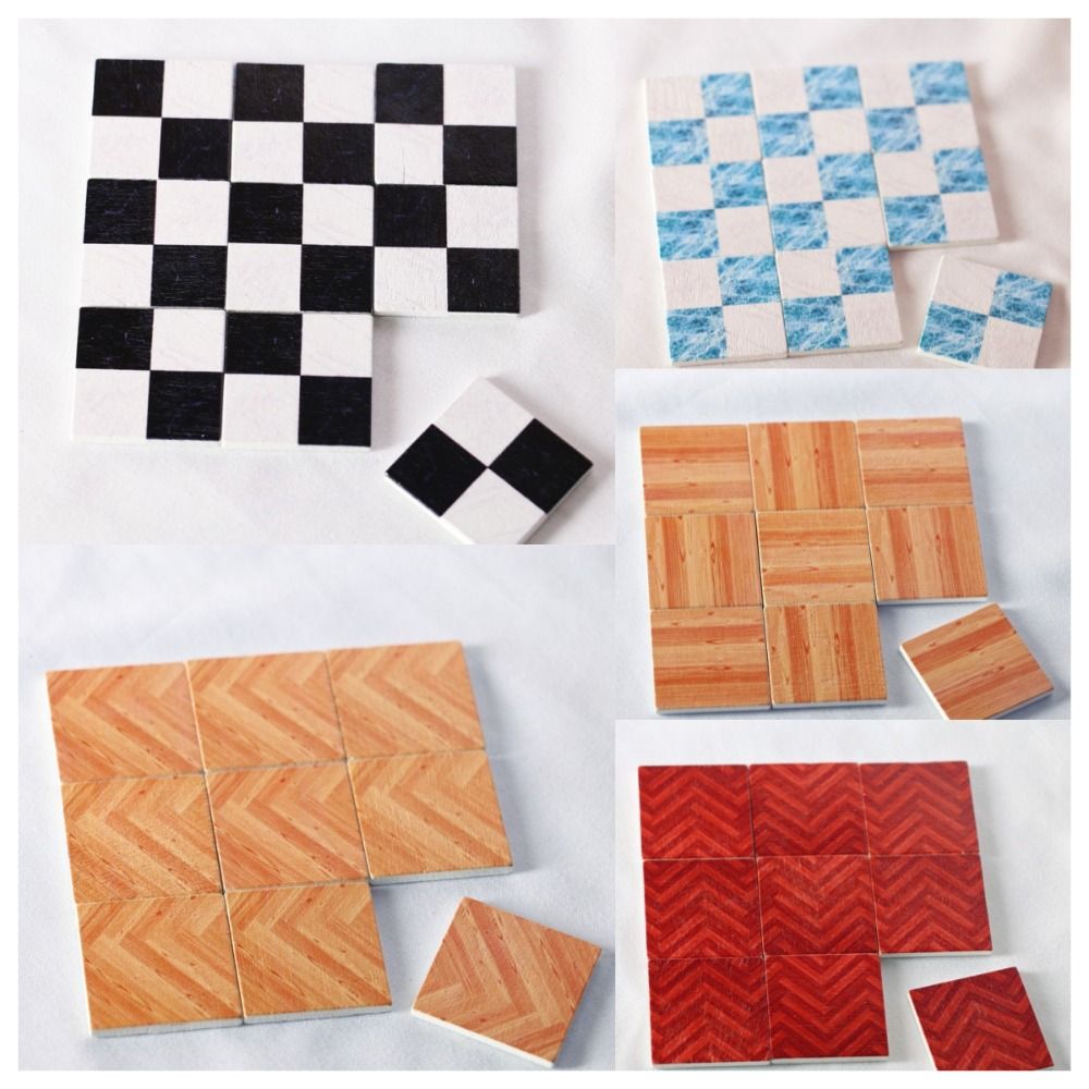 9pcs/set 1:6/1:12 Dollhouse Fu - Ceramic Tile Floor avaliação e preço