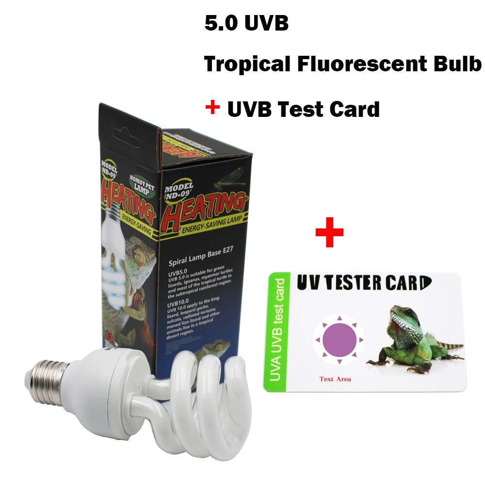 Reptile 5.0 UVB Lamp Bulb Ligh - Calcium Powder Reptile avaliação e preço