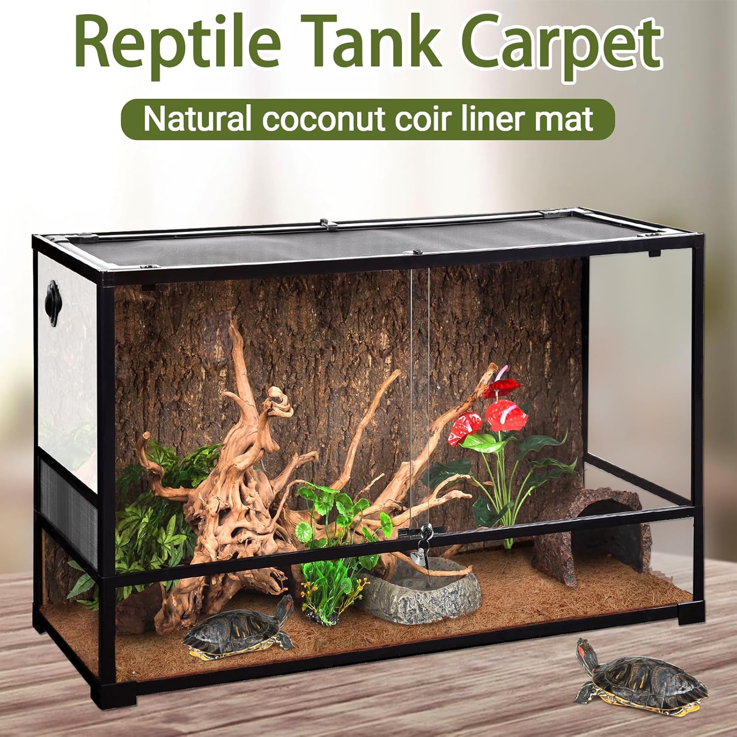 3 Rolls Reptile Carpet, 24x48i - Substrate Coconut Fiber avaliação e preço