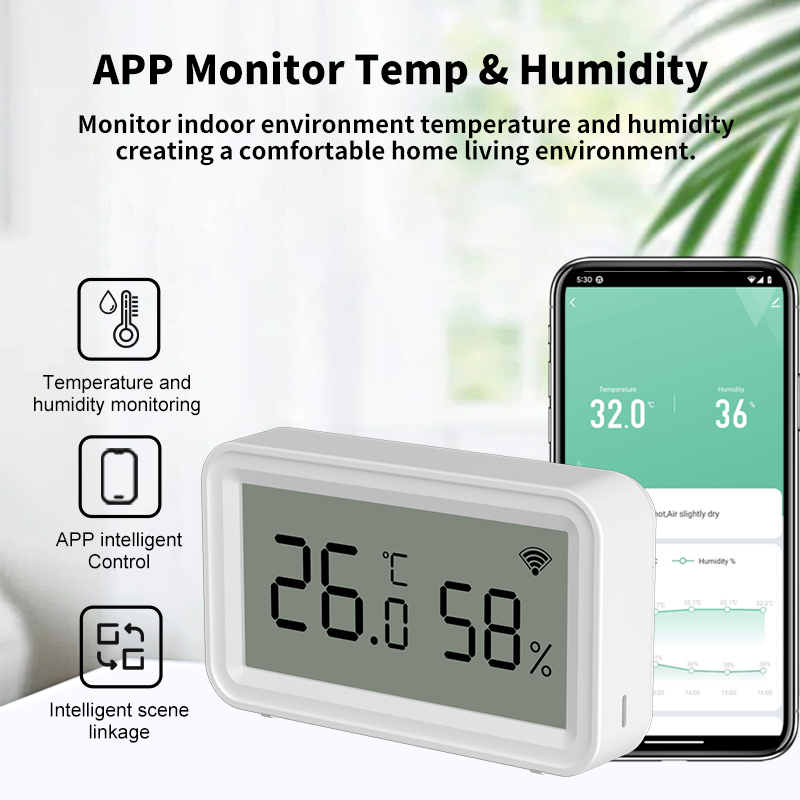 Tuya Zigbee WiFi Thermometer H - Digital Hygrometer Probe avaliação e preço