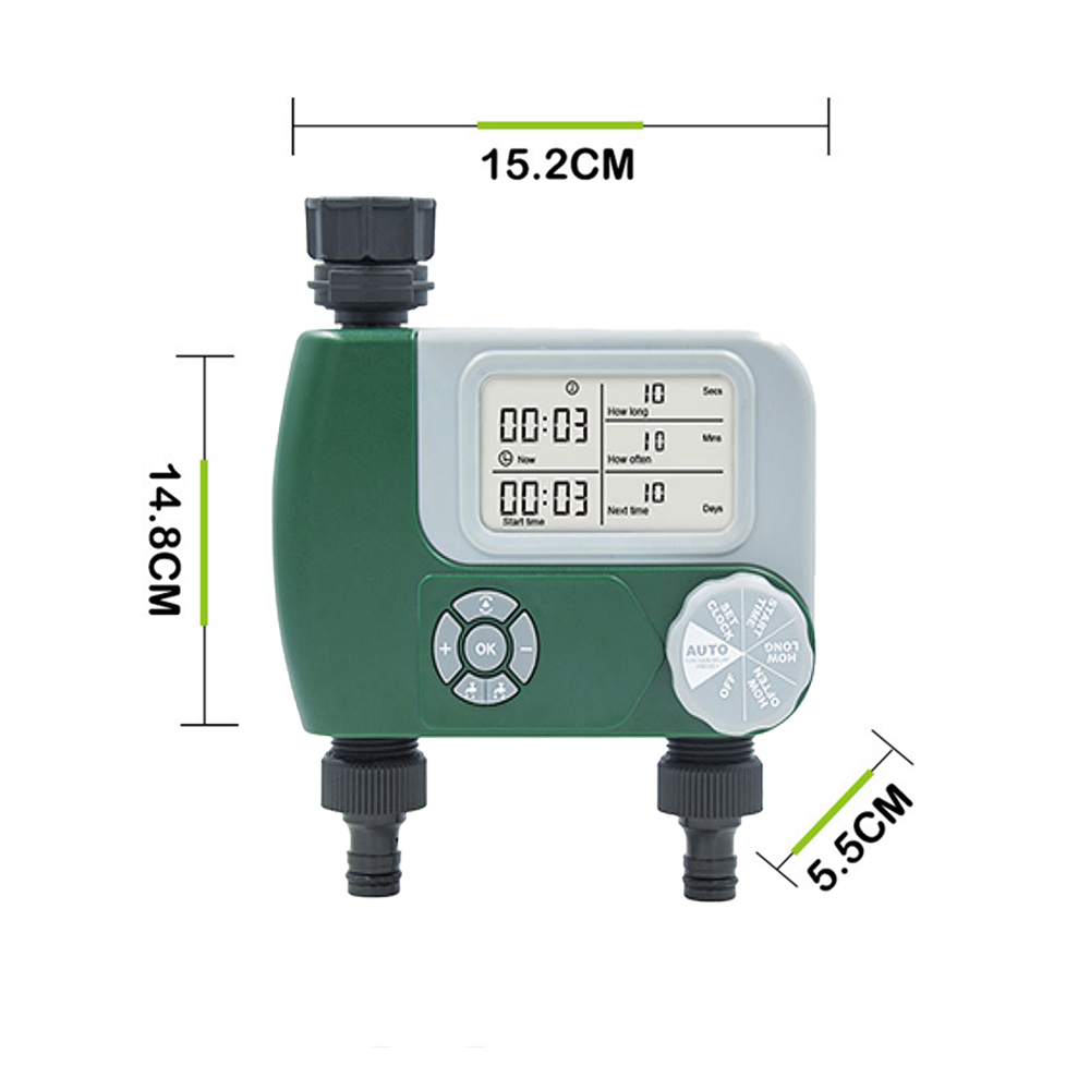 Electronic Garden Hose Water T - Timer Dual Outlet avaliação e preço