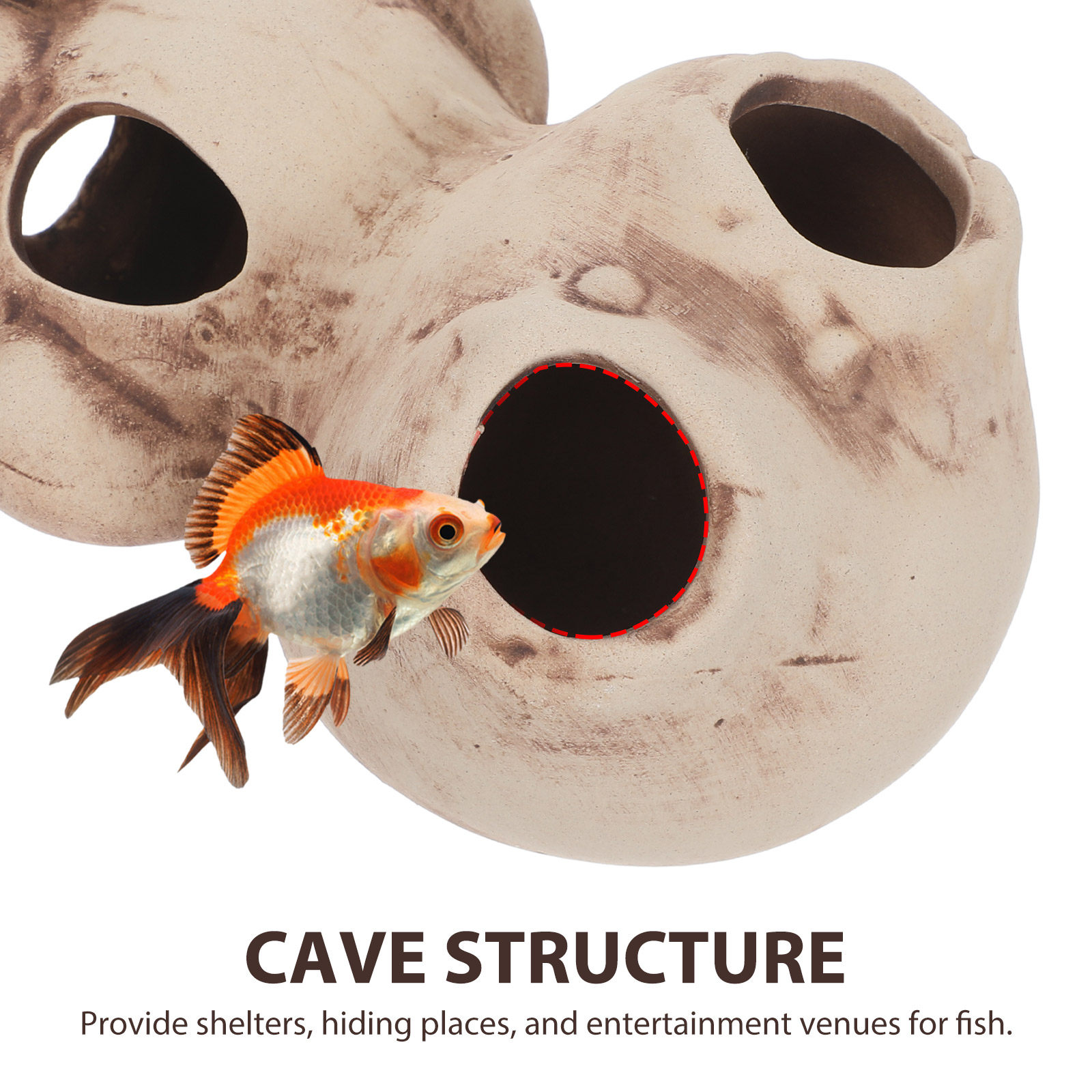 Aquarium Shrimp Shelter House  - Hide Cave Ceramic avaliação e preço
