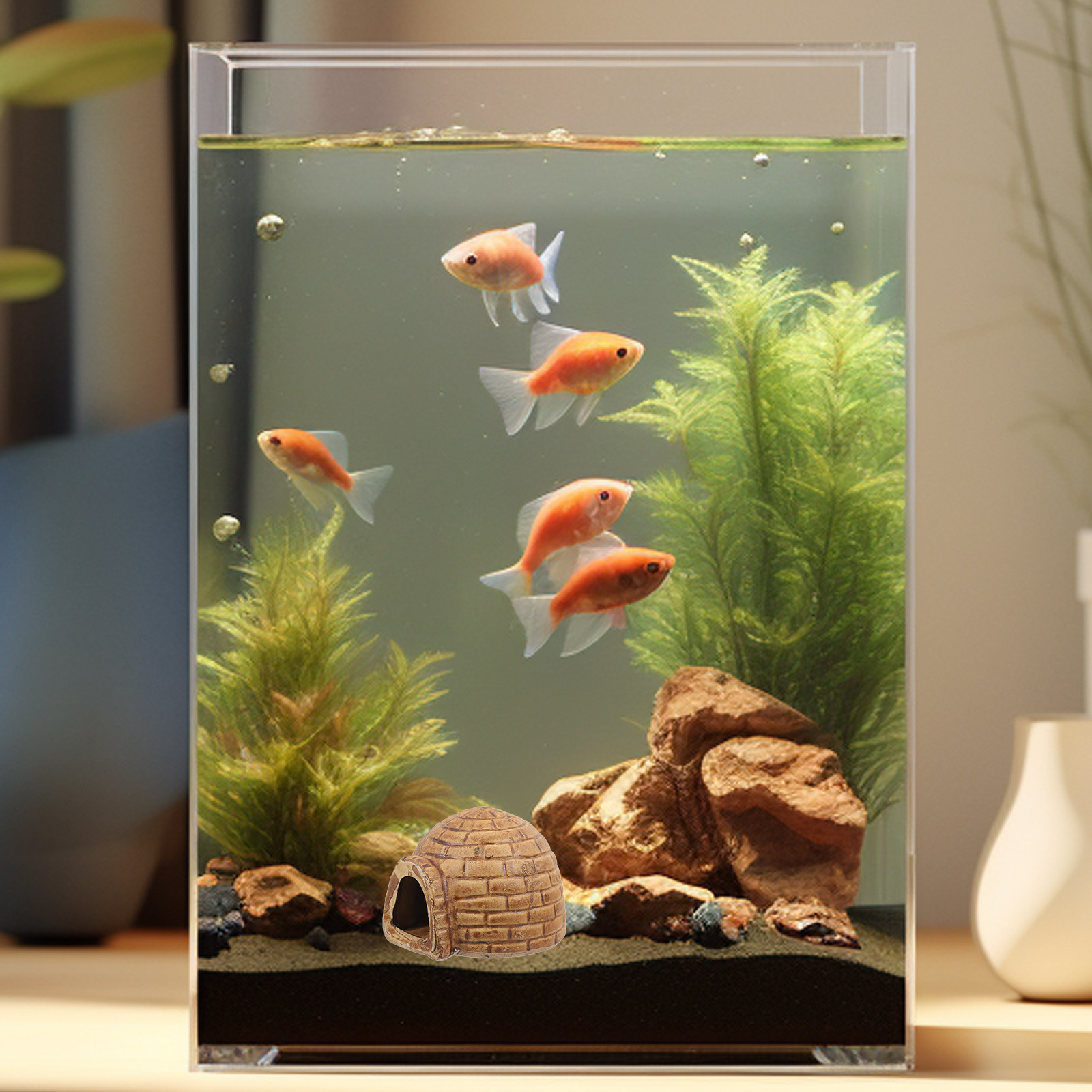 Premium Ceramic Aquarium Hides - Hide Cave Ceramic avaliação e preço