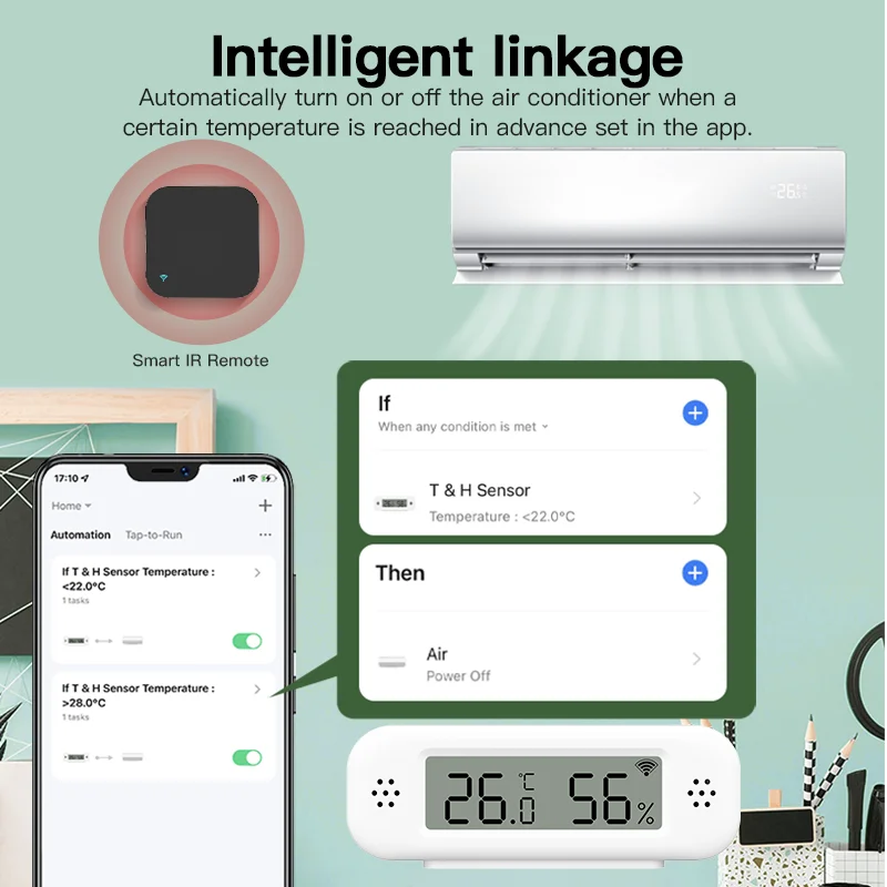 Tuya Zigbee 3.0 Mini Temperatu - Digital Hygrometer Probe avaliação e preço