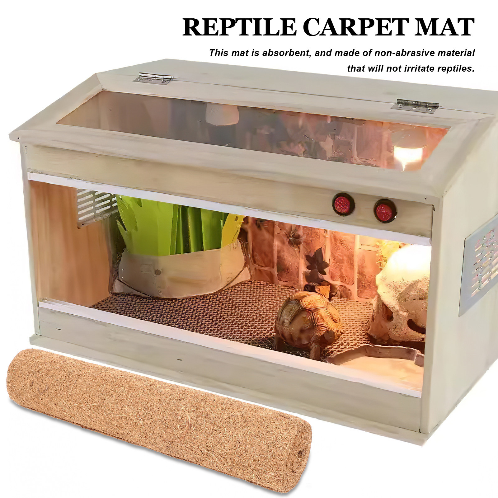 Coconut Fiber Reptile Carpet M - Substrate Coconut Fiber avaliação e preço