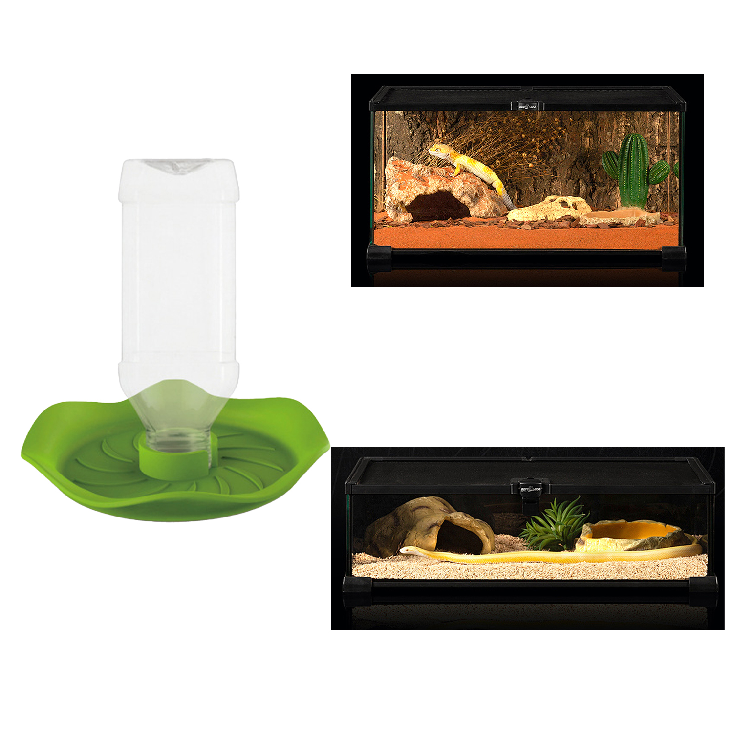 1Pc New Reptile Automatic Wate - Water Dish Reptile avaliação e preço