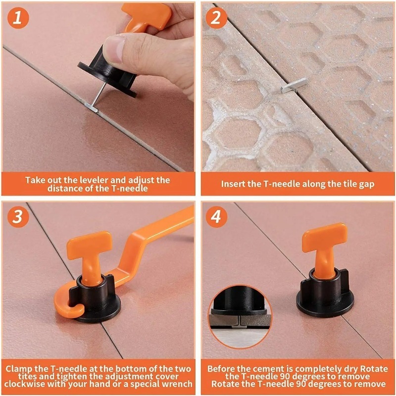 51Pcs Floor Tile Leveling Syst - Ceramic Tile Floor avaliação e preço
