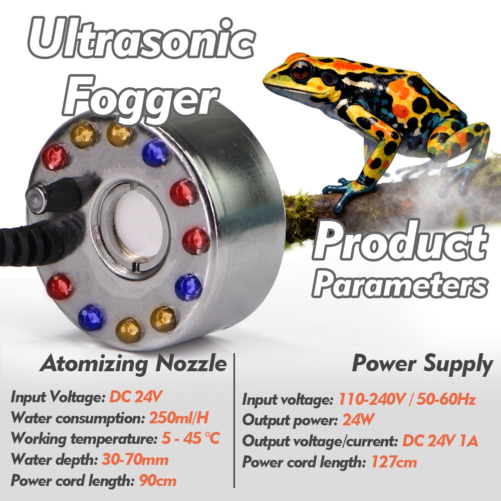 Ultrasonic Mist Maker Fogger w - Terrarium Fogger Ultrasonic avaliação e preço