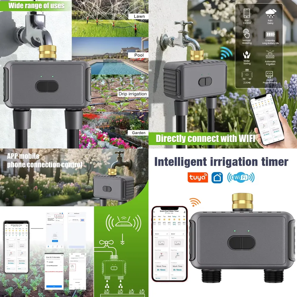 WAP01 WiFi APP Control Dual Ho - Timer Dual Outlet avaliação e preço