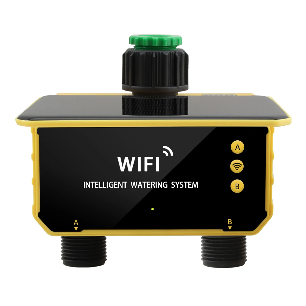 WiFi Solar Timer Dual Water Va - Timer Dual Outlet avaliação e preço