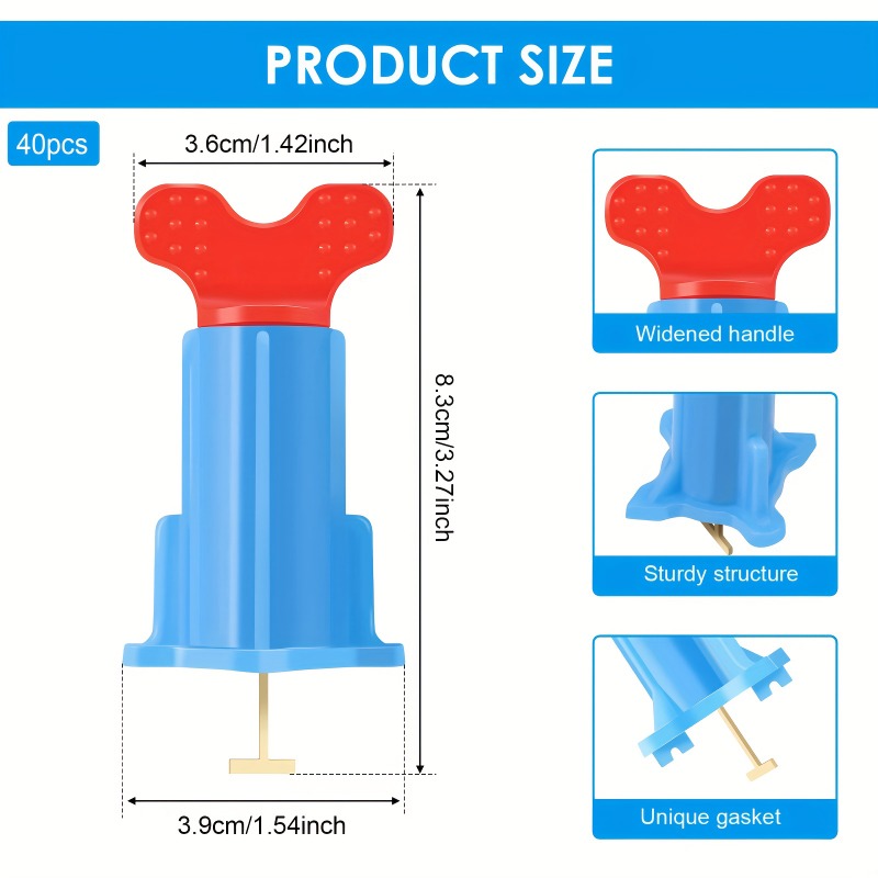 40Pcs New Design Tile Leveling - Ceramic Tile Floor avaliação e preço