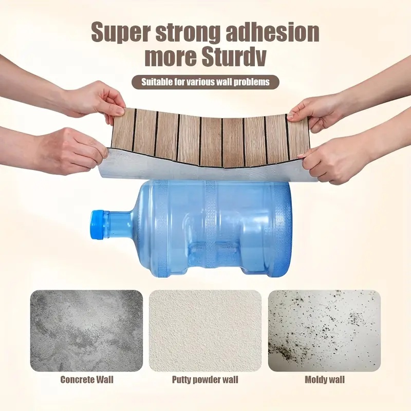 Self Adhesive Waterproof 3D Wa - Pvc Panel Background avaliação e preço