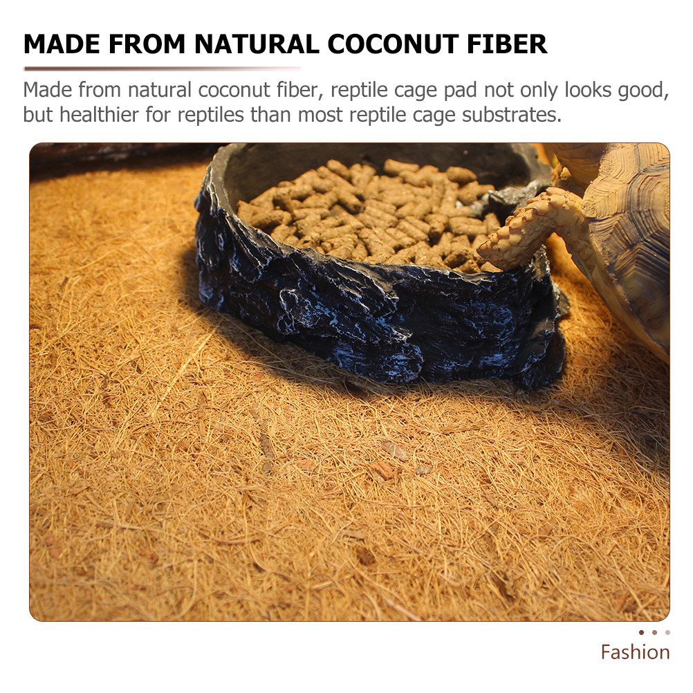 Reptile Carpet Natural Coconut - Substrate Coconut Fiber avaliação e preço