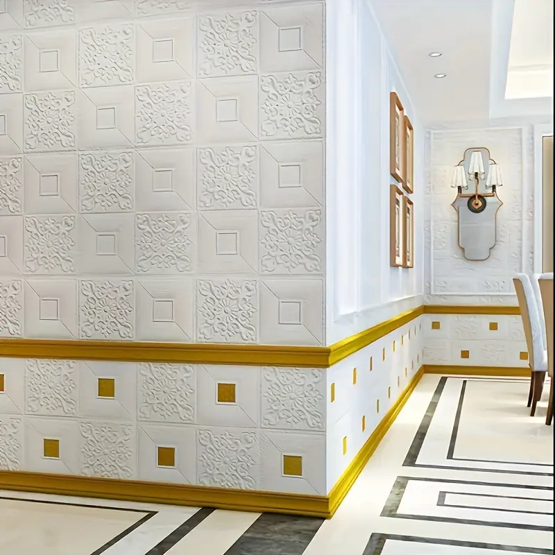 3D wallpaper room decoration w - Pvc Panel Background avaliação e preço