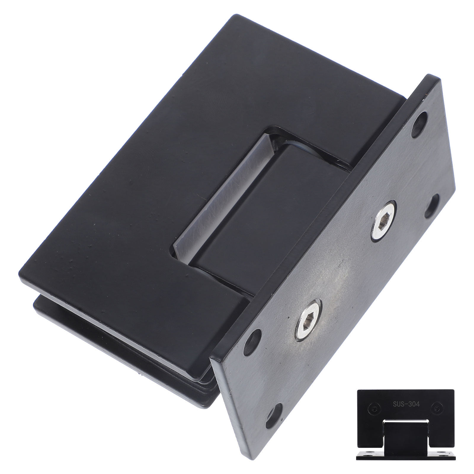 1Pcs Glass Door Clamp Bathroom - Glass Door Hinge avaliação e preço