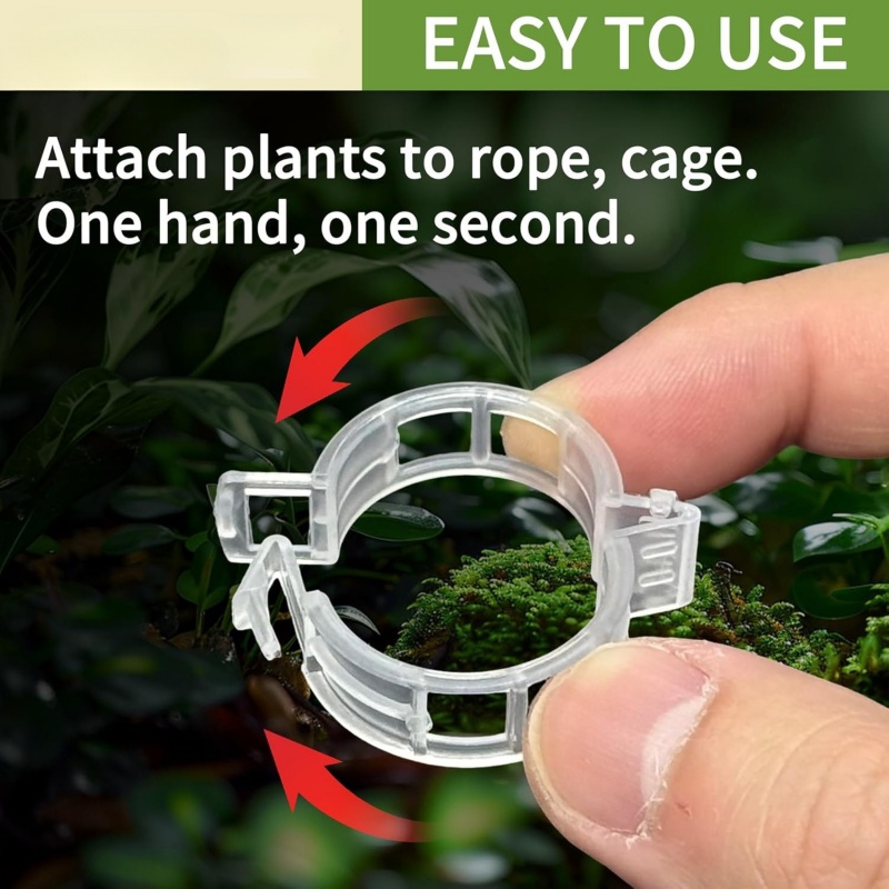 500Pcs Plastic Plant Support C - Vine Climbing Plastic avaliação e preço