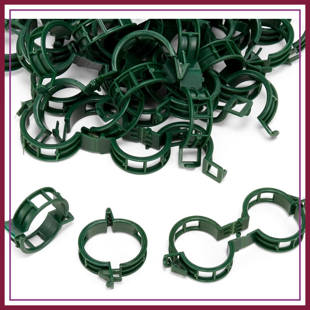 100 Pcs Plant Support Clips fo - Vine Climbing Plastic avaliação e preço
