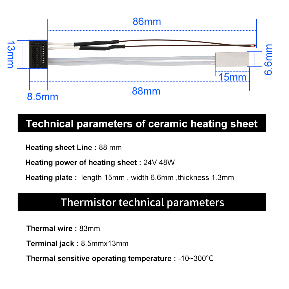 For Bambu Lab Hotend V2.0 V3.0 - Ceramic Heat Emitter avaliação e preço