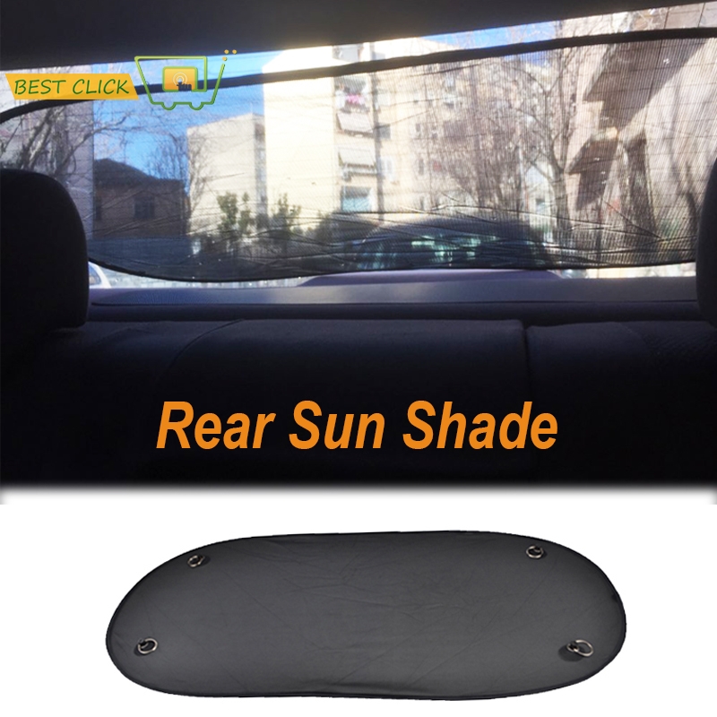 1pc Car Rear Window Sun Shades - Screen Top Mesh avaliação e preço