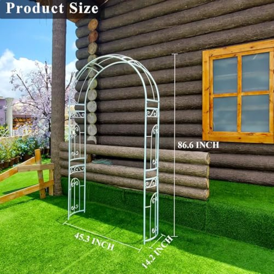White metal wedding arch for g - Vine Climbing Plastic avaliação e preço