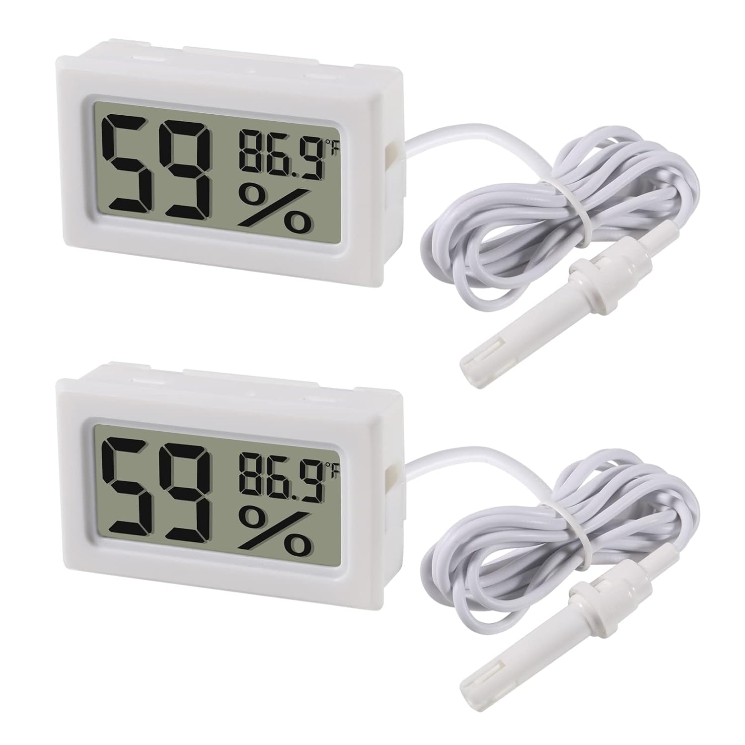 2pcs Mini Digital Hygrometer T - Digital Hygrometer Probe avaliação e preço