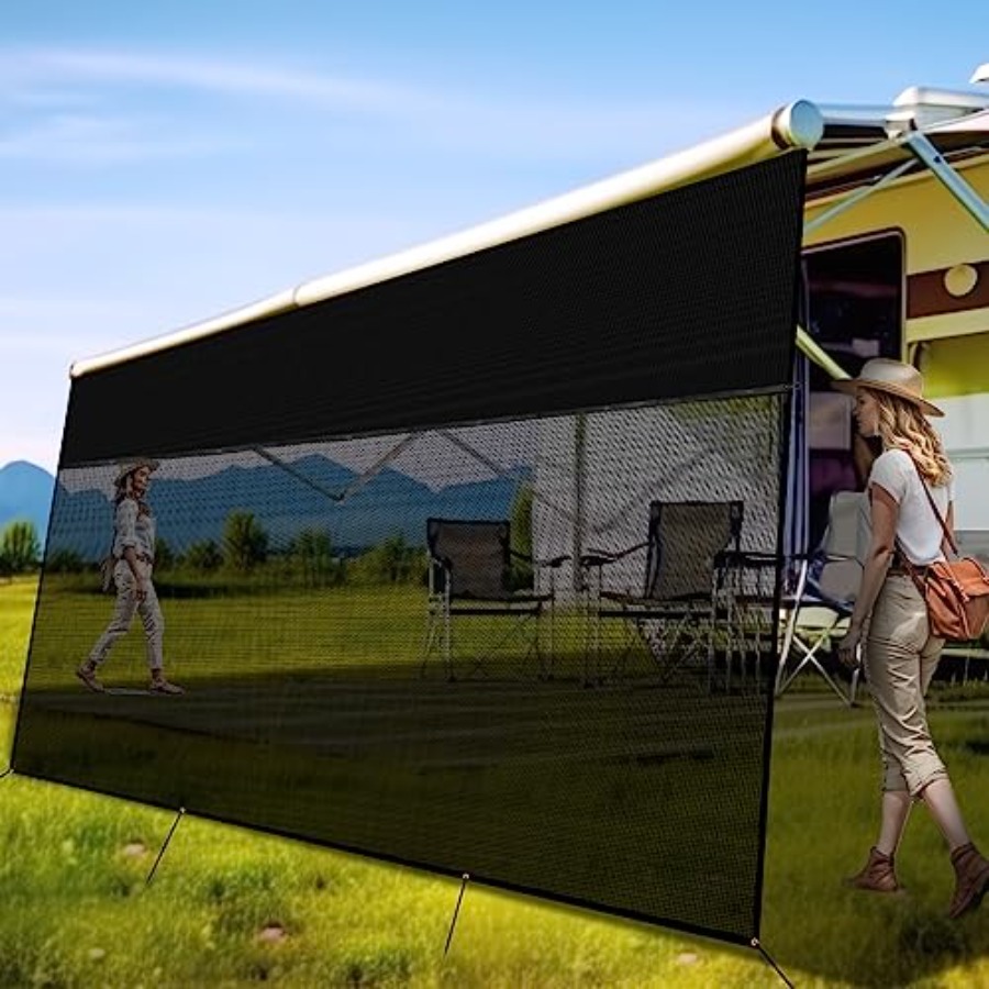 RV Awning Shade Screen 9' x 15 - Screen Top Mesh avaliação e preço