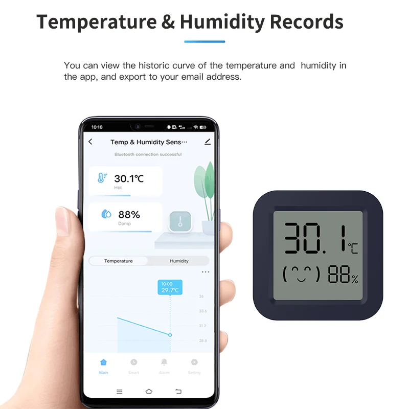 BT Temperature Humidity Sensor - Digital Hygrometer Probe avaliação e preço