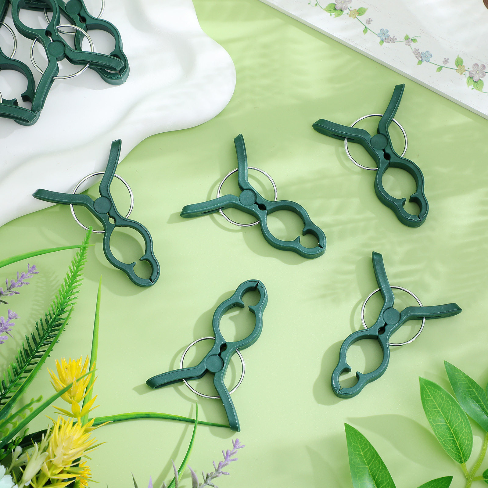 50Pcs Plastic Garden Plant Cli - Vine Climbing Plastic avaliação e preço